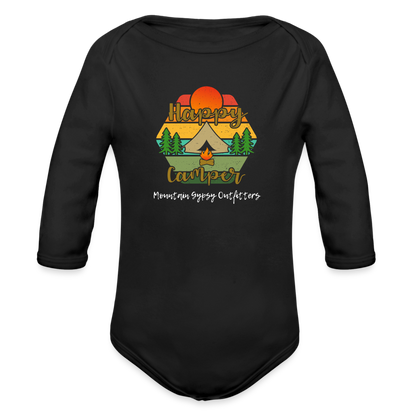 Happy Camper Infant Long Sleeve - black