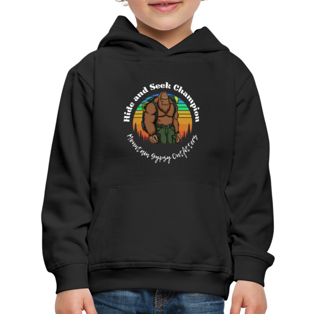 Hide and Seek Champion Kids Hoodie - black